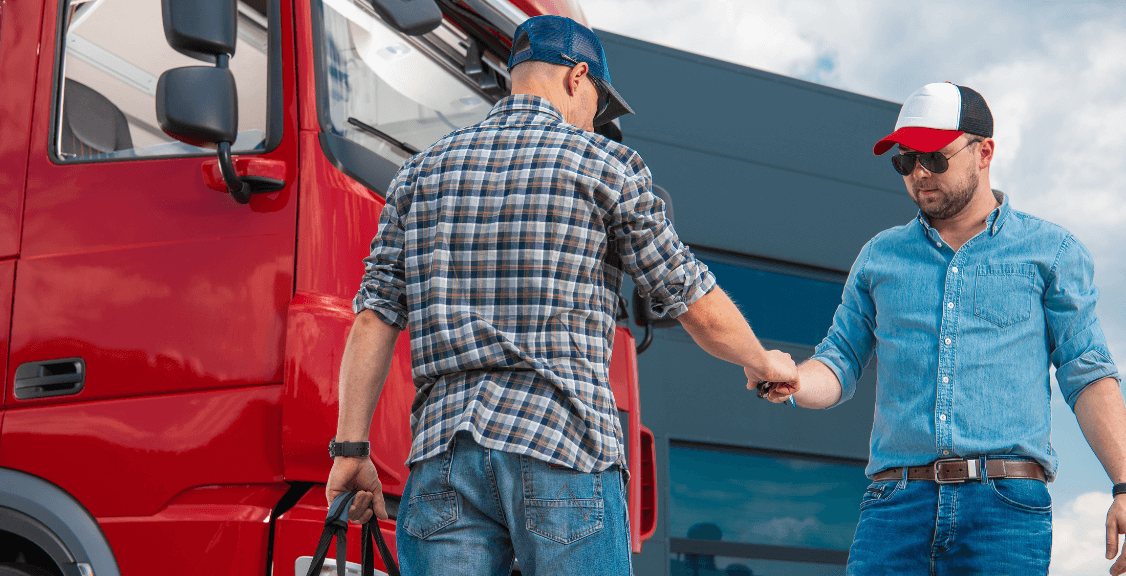 Truck Drivers Switching During a Long Route