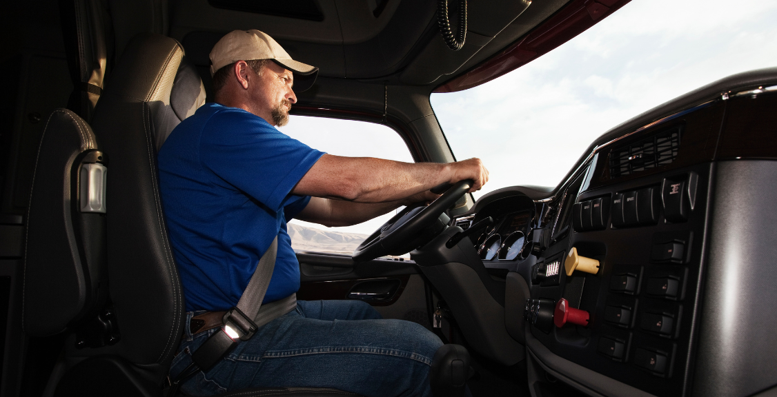 truck driver behavior while driving