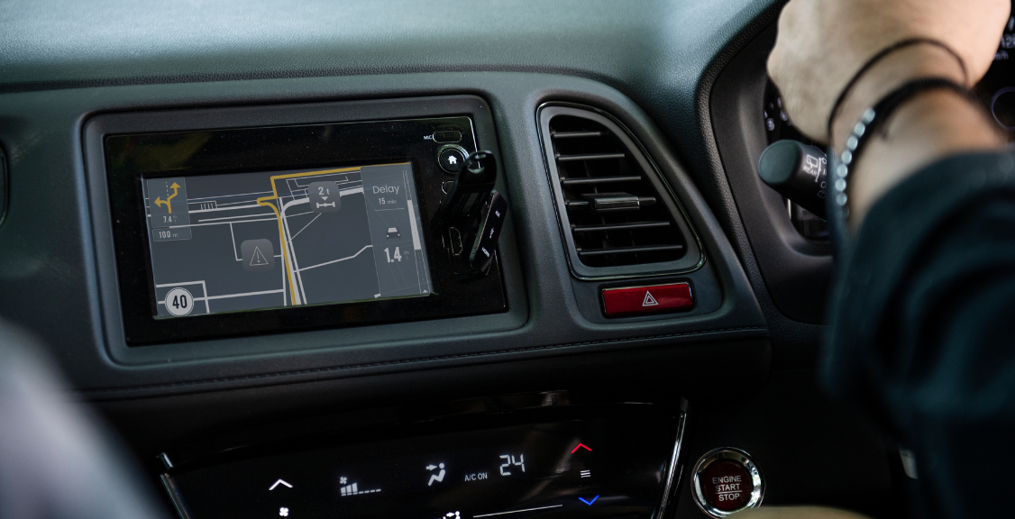 gps tracker on a vehicle