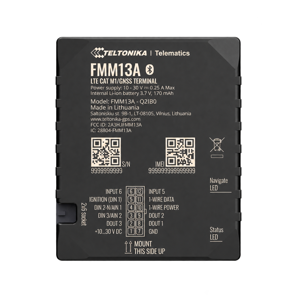 Teltonika FMM13A 4G LTE GPS vehicle tracker