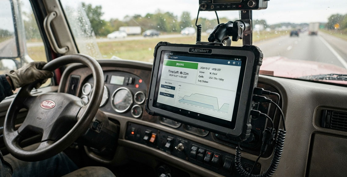 Use an ELD and Who Does Not Geosavi ELD tablet lost or damaged, with hours of service data still backed up on a server