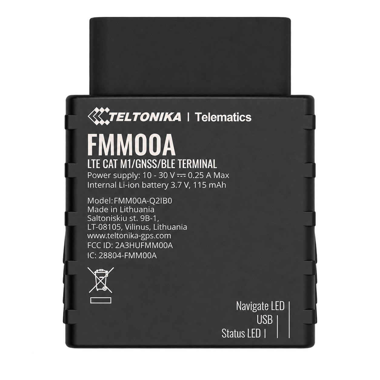 Teltonika FMM00A 4G LTE OBDII GPS vehicle tracker